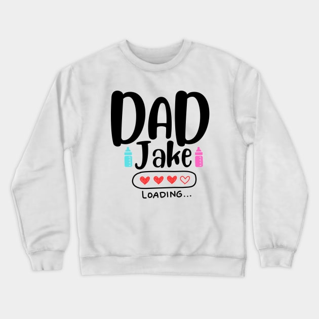 Dad Est 2024 Promoted to Daddy 2024 Pregnancy Announcement Crewneck Sweatshirt by click2print